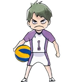 Haikyuu Ushijima, Ushijima Wakatoshi, Haikyuu Manga, Haikyuu Characters, Anime Screenshots, Haikyuu Anime, Haikyu!!, Cute Icons, Anime Chibi