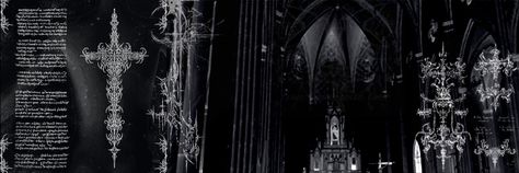 Gothic Youtube Banner, Black And White Emo Banner, Emo Banners Discord, Emo Banner Twitter, Cybersigil Wallpaper, Cross Discord Banner, Grunge Twitter Banner, Grunge Banner Aesthetic, Grunge Banner Discord