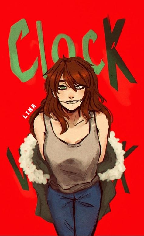 clockwork by linayar on DeviantArt Clockwork Creepypasta Fanart, Female Slashers, Clockwork Fanart, Clockwork Creepypasta, All Creepypasta Characters, Creepypasta Fanart, Creepypasta Slenderman, Creepypasta Girls, Creepypasta Cosplay