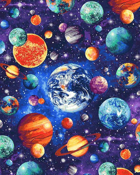 Stonehenge: Out of this World - Planet Party - Dk Blue Out Of This World Art, Planets Painting, Galaxy Art Painting, Trippy Space Background, Trippy Galaxy, Embroidery Paintings, Trippy Planet Painting, Trippy Galaxy Painting, Dark Planet