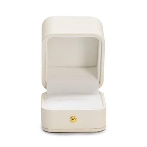 Oirlv Elegant White Ring Box Leather Engagement Ring Box Jewelry Gift Box for Wedding Proposal Velvet Interior Ring Case Check more at https://animetee.com/product/oirlv-elegant-white-ring-box-leather-engagement-ring-box-jewelry-gift-box-for-wedding-proposal-velvet-interior-ring-case/ White Ring Box, Gift Box For Wedding, White Engagement Ring, Ring Case, Velvet Interior, Engagement Ring Box, Velvet Interiors, Box Jewelry, Marriage Proposals