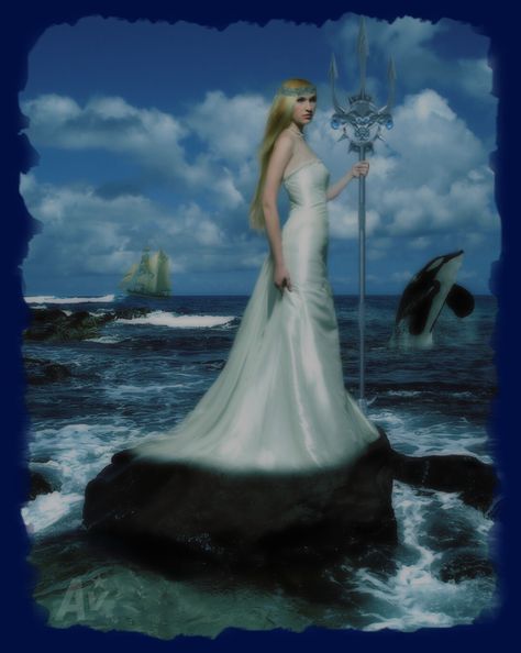 amphitrite | Amphitrite - Demigods Haven Wiki Mythology Costumes, Greek Sea, Goddess Of The Sea, Legends And Myths, Les Nereides, Greek Gods And Goddesses, Greek And Roman Mythology, Roman Goddess, Greek Mythology Art