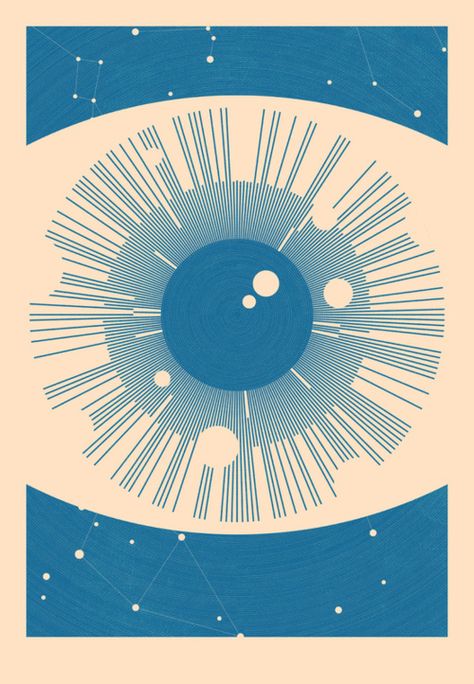 Astronomical Eye Poster Grafico, Illustration Design Graphique, Science Festival, Eye Illustration, Graphisches Design, 타이포그래피 포스�터 디자인, Art Et Illustration, Beautiful Posters, Astronomer