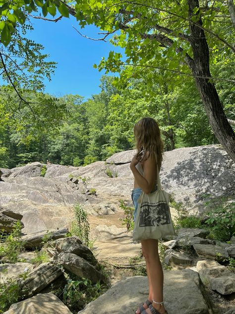 Hiking, nature, camping, swimming, swimsuit, outfit inspo, summer outfit, summer, tote bag, creek Swimsuit Outfit, Summer Tote Bag, Hiking Outfits, Hiking Nature, Nature Camping, Outfit Inspo Summer, Swimming Swimsuit, Summer Tote, Summer Swim Suits