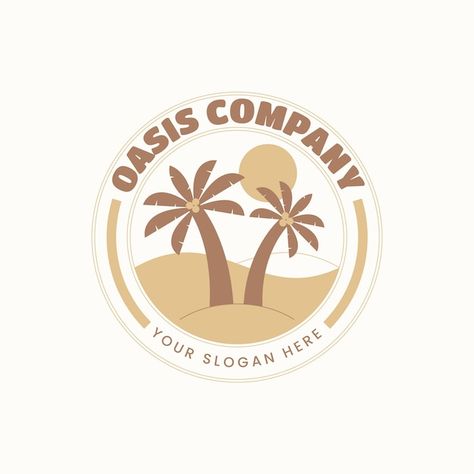 Free Vector | Flat design glamping logo Podcast Logos, Oasis Logo, Green Oasis, Logo Illustration, Flat Design, Glamping, Graphic Resources, Oasis, Podcast