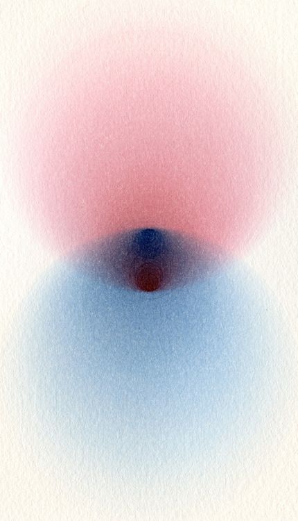 Watercolors by Jeffrey Simmons Jeffrey Simmons, Color Graphic Design, Ruangan Studio, Sensory Art, Aura Colors, Watercolor On Paper, Generative Art, Blue And Pink, Art Abstrait