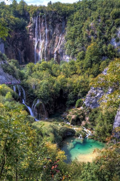 Plitvice National Park, Magic Places, Havasu Falls, Plitvice Lakes National Park, Paintings Wall, Plitvice Lakes, Zadar, Vacation Places, Dubrovnik