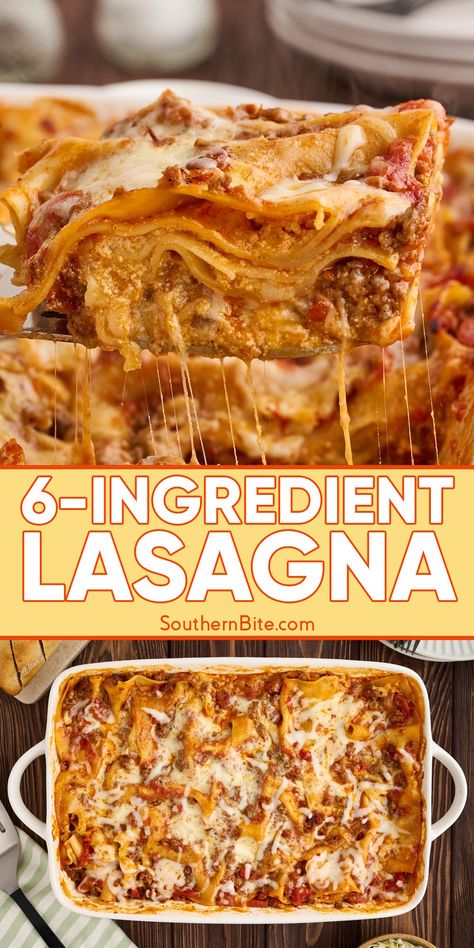 Easiest Lasagna 9x13 Lasagna Recipe, Lasagna Pan Recipe, Easy Make Ahead Lasagna, No Boil Lasagna Recipe Ricotta, Lasagna Recipe No Sausage, Lasagna Recipe Extra Cheese, Italian Sausage Lasagna Recipe Ricotta, Ground Beef Lasagna Recipe Easy, Lasagna Recipe Without Sausage