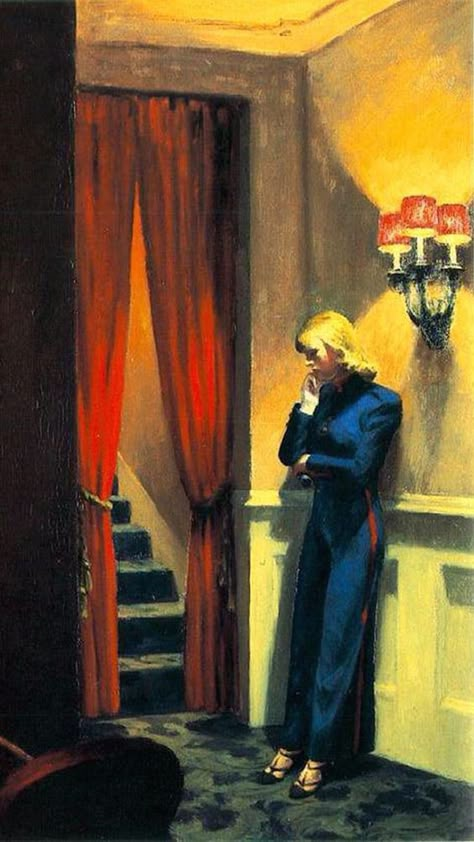 Hopper Artist, Edward Hopper Paintings, Hopper Art, New York Movie, Edward Hopper, Ad Art, A Level Art, Famous Art, Painting Inspiration