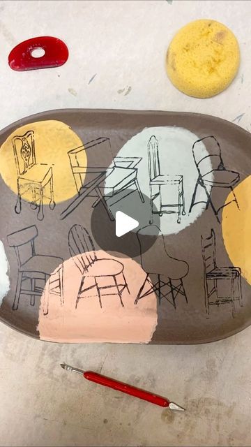 Ceramic Underglaze Transfers, Slip Transfer Pottery, Underglaze Painting On Pottery, Ceramic Transfers, Underglaze Pencil, Wheel Pottery, Underglaze Transfer, Pottery Slip, Clay Painting