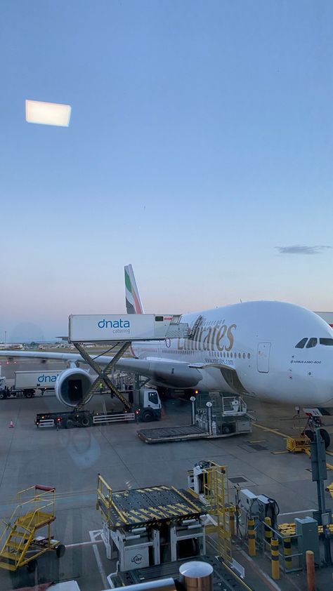 Emirates Plane Aesthetic, Plane Pilot Aesthetic, Dubai Airport Aesthetic, Airplane Dubai, Air Plane Aesthetic, Boarding Airplane, Planes Aesthetic, Emirates Aesthetic, Emirates Plane