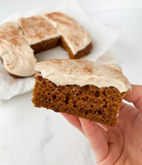 Mom’s Famous Pumpkin Cake with Maple Cream Cheese Frosting – Calla's Clean Eats Paula Deen Pumpkin Bars, Gluten Free Pumpkin Cake, Maple Cream Cheese Frosting, Gf Meals, Maple Cream Cheese, Pumpkin Sheet Cake, Cinnamon Oatmeal, Maple Cream, Pumpkin Spice Syrup