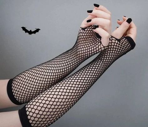 Fishnet Arm Sleeves, Arm Sleeves, Gothic Outfits, Arm Sleeve, Custom Made, Stockings, Cute Outfits, Clothes