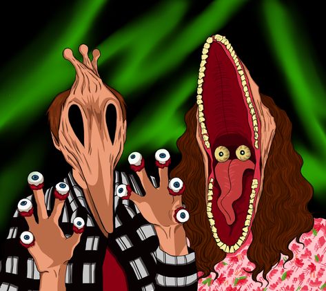 Adam And Barbara, Beetlejuice, Drawings