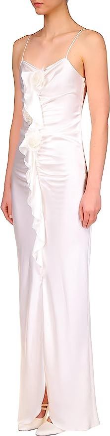 Chic Parisian Style, Slip Maxi Dress, Fall Chic, Open Back Maxi Dress, Tall Dresses, Maxi Slip Dress, Different Dresses, White Maxi, Satin Slip