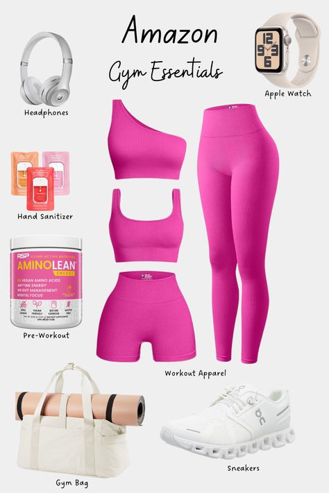 Amazon gym finds every girl should have! #Amazon#gymessentials#Amazonaffiliate#gymaesthetics Go To The Gym, Gym Fits, Gym Essentials, Mental Focus, Weight Management, Going To The Gym, Every Girl, The Gym, Workout Clothes