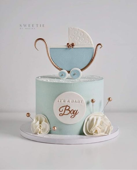 Baby Dedication Party, Boy Communion Cake, Dedication Cake, Bear Baby Shower Cake, Birthday Cake Roses, Baby Reveal Cakes, Baby Shower Cake Designs, Pregnant Cake, Cake Designs For Kids