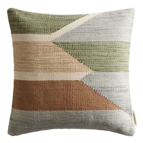 Tonal Woven Geometric Indoor Outdoor Throw Pillow - World Market Relaxing Home Decor, Grey Couches, Cost Plus World Market, Abstract Throw Pillow, Outdoor Throw Pillow, Indoor Outdoor Pillows, Outdoor Throw Pillows, World Market, Outdoor Pillows