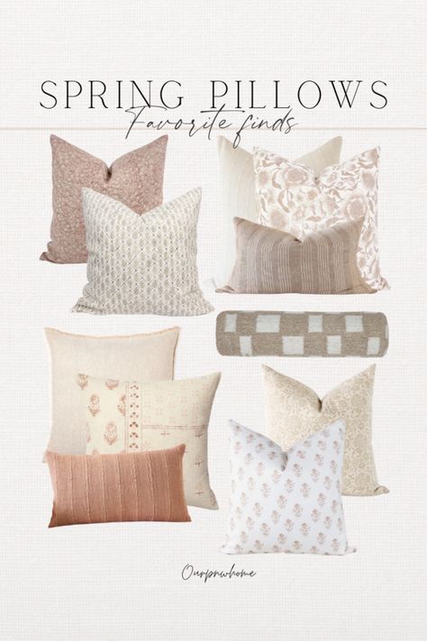 Loving the spring vibes from these latest pillow finds! Throw pillows, accent pillows, pillow sets, floral pillows, printed pillows, blush pillows, neutral pillows, lumbar pillows, bolster pillows, textured pillows, spring throw pillows Follow my shop @ourpnw_home on the @shop.LTK app to shop this post and get my exclusive app-only content! #liketkit #LTKunder100 #LTKstyletip #LTKhome @shop.ltk https://liketk.it/48plW Front Living Room Ideas, Couch Pillow Arrangement, January Home Decor Ideas, Future House Aesthetic, Sectional Living Room Decor, Concrete Creations, Throw Pillow Combinations, Textured Pillows, Embellished Pillows