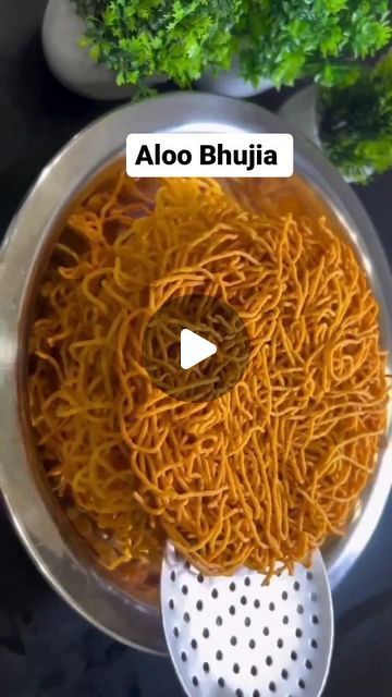 Aloo Bhujia Recipe, Indian Savouries, Bhujia Recipe, Aloo Bhujia, Indian Snack Recipes, Indian Snacks, Snack Recipes, Snacks, On Instagram