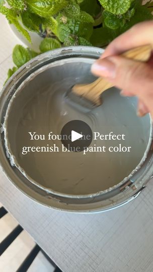 12K views · 1.4K reactions | We discovered this gem of a color when Liz and I tried to find a paint color that made her blue loving heart happy and my green loving heart happy. SW Sensible Hue is it!  It’s a perfectly muddied green blue combo that makes for a perfect compromise! | Marg & Liz Interior Design | Babe Rainbow · Peace Blossom Boogy Sw Sensible Hue, Sensible Hue, Babe Rainbow, Rainbow Peace, Lexington Home, Furniture Painting Techniques, Blue Paint Colors, Loving Heart, Exterior Color Schemes