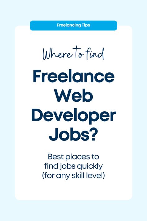 Where to find the best freelance jobs for web developers? Use this free guide to steal my best freelancing tips for web developers and web designers and find your next freelance gig easily. Save this for later! Web Developer Portfolio, Freelance Sites, Freelancing Tips, Freelance Jobs, Marketing Process, Freelance Web Developer, Find Clients, Freelance Work, Web Designers