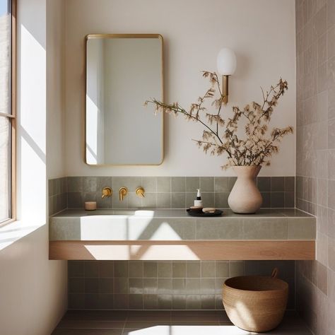 Toilet Design Interior, Bathroom Ideas Art Deco, And And And Studio, Coastal Modern Design, Contemporary Interior Design Bathroom, Bespoke Interior Design, Vintage Contemporary Bathroom, Toilet Interior Design Ideas, Toilets Interior Design