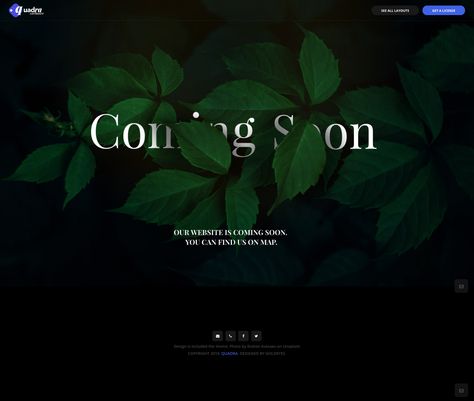 Quadra Exclusive Website Tempalte - Awesome 3D Coming soon design with 650+ templates on Themeforest!   digital art, art ideas, coming soon, creative, page, website, template, quadra  #html #wordpress #theme #template #website #creative #art #idea #design #ui #quadra Coming Soon Design, Teaser Campaign, 404 Pages, S Logo Design, Collateral Design, Theme Template, Coming Soon Page, Splash Page, Islamic Artwork