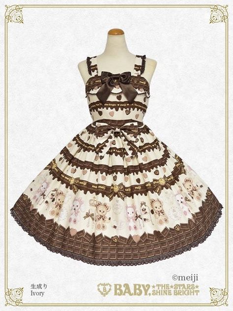 Baby The Stars Shine Bright, Chocolate Girls, Goth Beauty, Sweet Lolita, Style Savvy, J Fashion, Beautiful Clothes, Harajuku Fashion, Lolita Dress