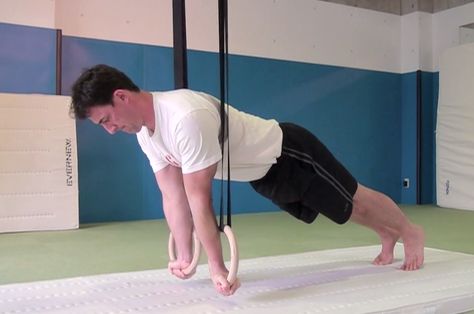 Gymnastic Rings Workout, Workouts For Strength, Gymnastic Workout, Ido Portal, Movement Practice, Rings Workout, Gymnastics Stuff, Gymnastics Rings, Gymnastic Rings