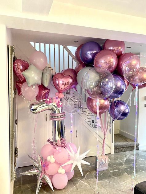 Helium bunches, exclusive ideas of numbers’ decoration. #balloons #helium #numbers #foilnumbercompositions #numberscomposition #balloonsideas #balloonsforgirls #pinkballoons #london #fashion #balloonsinlondon Balloon Bunch With Number, Numbers Decoration, Pink Balloons, Helium Balloons, Foil Balloons, London Fashion, Foil, Balloons, London