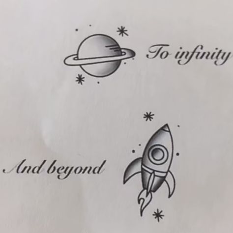 Buzz Tattoo Toy Story, To Infinity And Beyond Tattoo Couple, Infinity And Beyond Tattoo Couple, Buzz Light Year Tattoo, To Infinity And Beyond Tattoo, Infinity And Beyond Tattoo, Beyond Tattoo, Angel Drawing Easy, Tat Placement