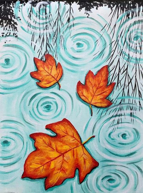 Fall Kindergarten Art, Autumn Painting Ideas Easy, Fall Art Ideas, Autumn Art Ideas, September Art, Fall Drawings, Middle School Art Projects, Fall Arts And Crafts, Fall Art Projects