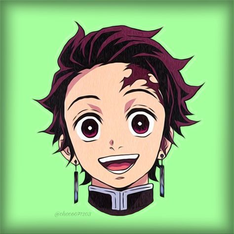 Tanjiro Angry Face, Tanjiro Face, Tanjiro Icon, Kamaboko Squad, Angry Face, Tanjiro Kamado, Peaceful Life, Cherry On Top, Little Sisters