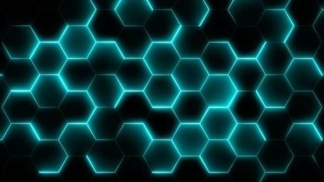 Similar Stock Videos of futuristic abstract hexagonal grid background growth line Geometric - 33442249 | Shutterstock Tech Wallpaper For Pc, Dark Aero, Y2k Future, Sci Fi Background, Black Flares, Hexagon Grid, Grid Background, Neon Background, Card Backgrounds