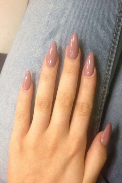 Oval Nail With Rhinestones Acrylic Nails Natural, Almond Nails French, Natural Acrylic Nails, Almond Acrylic, Long Nail Designs, Almond Nails Designs, Almond Acrylic Nails, Super Nails, Oval Nails