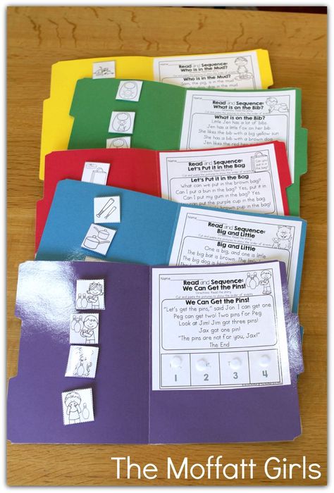 Turn Your Printables into File Folder Games! Just laminate and add velcro!  Great way to SAVE ON INK and PAPER! Kindergarten Organization, Folder Activities, File Folder Activities, Game Google, File Folder Games, Folder Games, First Grade Reading, Reading Centers, File Folders