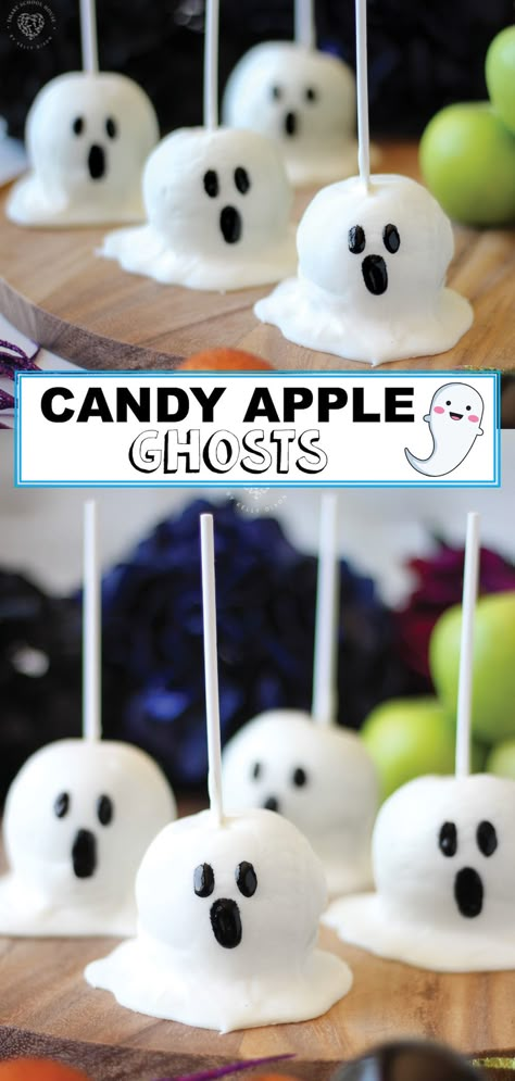 Caramel Apples Halloween, Using Apples, Halloween Candy Apples, Gourmet Candy Apples, Candy Apple Recipe, Halloween Apples, Smart School House, Easy Candy, Easy Sweets