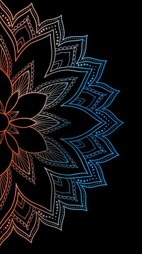 Mandala In Black Background, Zen Phone Wallpaper, Mandala Wallpaper Backgrounds, Wallpaper Iphone Mandalas, Mandala Wallpaper Iphone, 8k Wallpaper Iphone, Wallpaper Iphone Ipad, Wallpaper Backgrounds Iphone, Fireplace Tv Wall Decor