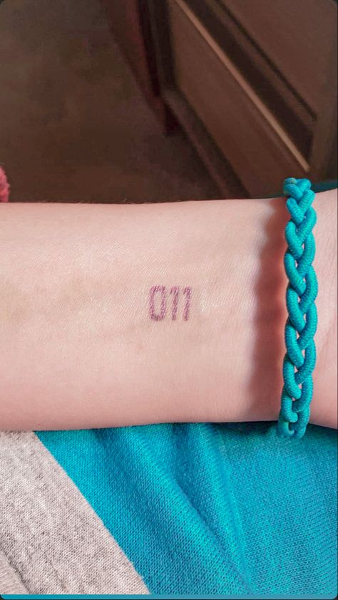 Related To Stranger Things Millie Tattoo, 011 Tattoo, Millie Bobby Brown, Bobby Brown, Fitbit Flex, Cute Tattoos, I Tattoo, Continental Wallet, Stranger Things