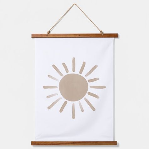 Neutral Sun Boho Nursery Decor Hanging Tapestry  Zazzle Sun Gender, Sun Tapestry, Boho Baby Nursery, Boho Kids Room, Nursery Decor Inspiration, Gender Neutral Nursery Decor, Nursery Decor Neutral, Boho Nursery Decor, Boho Kids