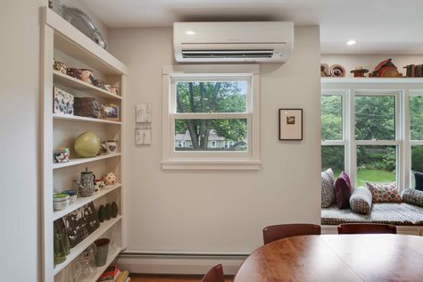 Heat Pump Cover, Ductless Mini Split, Hvac Unit, Split System, Cabinet Ideas, Ac Units, Heat Pump, Top 20, Heating And Cooling