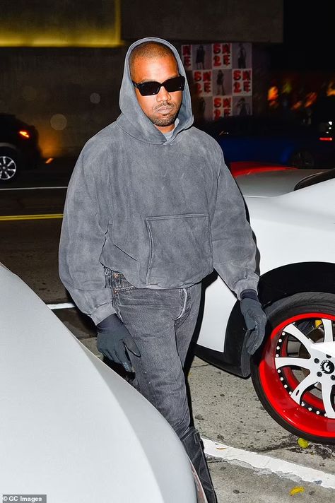 Kanye West says that 'my children ain't going to be on TikTok without my permission' | Daily Mail Online Gap Hoodies, Yeezy Gap Hoodie, Kanye Yeezy, Hoodie Outfits, Jason Lee, Gap Hoodie, Hoodie Mockup, Raf Simons, Hoodie Outfit