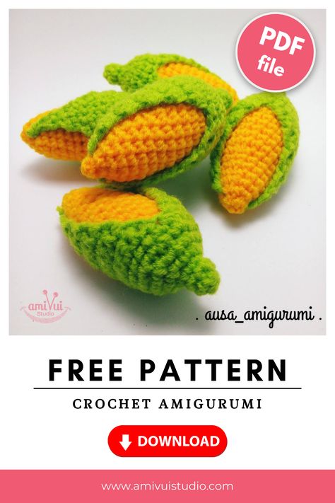 Make small corn amigurumi for your loved ones. This easy free amigurumi pattern will help you! Corn Amigurumi, Pattern Free Amigurumi, Amigurumi Keychain, Thai Pattern, Amigurumi Free, Pattern Free, Amigurumi Free Pattern, Baby Blanket Crochet, Loved Ones