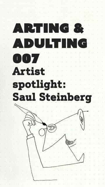 Juie on Instagram: "Today we look at Saul Steinberg, an artist that beautifully exemplifies the idea of LINE. @saulsteinberg  . . . . #art #arthistory #artnerd #arthistorian #saulsteinberg #saulsteinbergfoundation" Saul Steinberg, Art Historian, An Artist, Art History, Look At, Illustrations, On Instagram, Instagram, Art