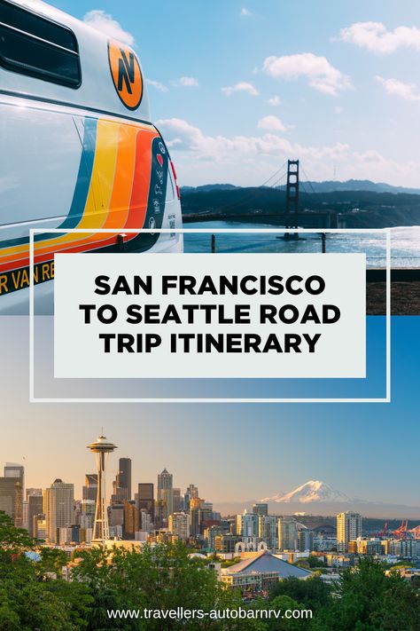 A road trip from San Francisco to Seattle is more than a simple drive – it’s a journey through some of the West Coast’s most beautiful landscapes, with each leg of the trip offering its own unique treasures. 

Here, you’ll find a list of unmissable stops that are guaranteed to add an extra level of magic and excitement to your road trip vacation! San Francisco To Seattle Road Trip, Seattle Road Trip, Los Angeles Road Trip, San Francisco Road Trip, Rv Road Trip, Best Campgrounds, Road Trip Adventure, Las Vegas Trip, Road Trip Itinerary