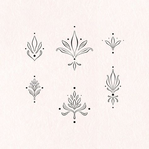 Boho Tattoos, Inspiration Tattoos, Ornamental Tattoo, Small Hand Tattoos, Minimalist Tattoos, Dainty Tattoos, Subtle Tattoos, Spine Tattoos, Elegant Tattoos