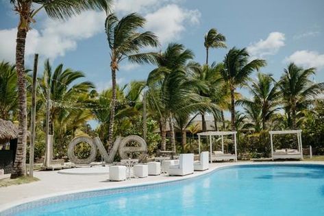 Kukua-Beach-Club-Wedding Kukua Beach Club Weddings Punta Cana, Destination Wedding Punta Cana, Beach Club Wedding, Club Restaurant, Punta Cana, Club Wedding, Beach Club, Wedding Venue, Destination Wedding