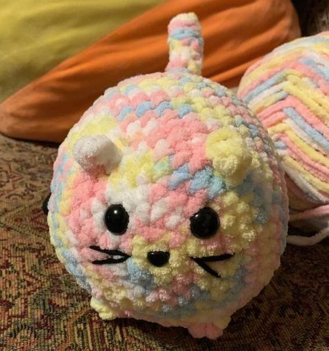 Crochet Loaf Cats, Loaf Cat Crochet Pattern, Cat Amigurumi Pattern, Loaf Cat, Cat Loaf, Crochet Cat Toys, Crochet Plushies, Crochet Cat Pattern, Crochet Dinosaur