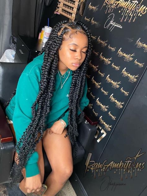 Passion Braids, Band Hairstyles, Rubber Band Hairstyles, Most Beautiful Hairstyles, Girl Braided Hairstyles, Hair Secrets, Faux Locs Hairstyles, Cute Braided Hairstyles, Cute Box Braids Hairstyles